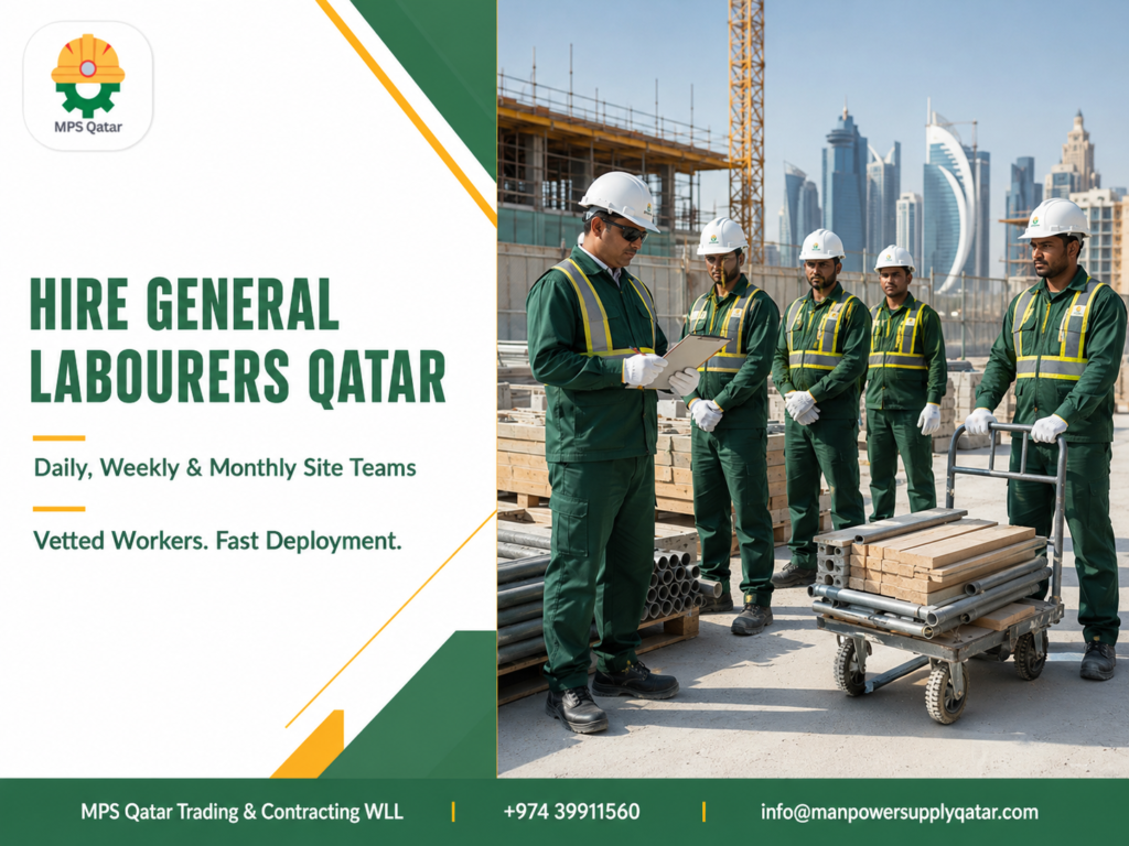 Hire General Labourers Qatar with MPS Qatar for reliable construction site teams